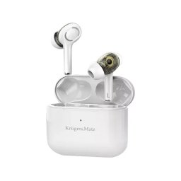 Casti wireless KRUGER & MATZ KMPM4, Bluetooth 5.0, White