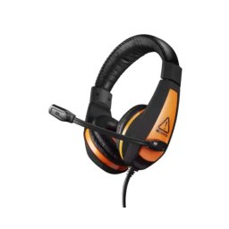 Casti gaming cu microfon CANYON Star Raider CND-SGHS1A, Black/Orange