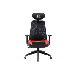 Scaun gaming SERIOUX Kyrian X-GC02-3D-R, max. 130kg, Negru-Rosu