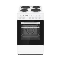 Aragaz electric HEINNER HFSC-S56E4HMWH, 4 zone, 43l, Alb