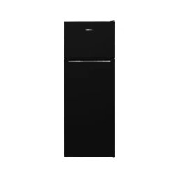 Frigider cu doua usi HEINNER HF-V212BKE++, 212 L, Clasa E, Less Frost, Iluminare LED, 145 cm, Negru