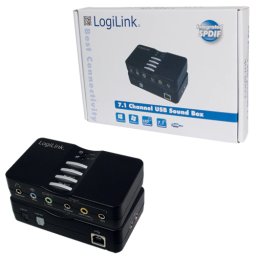 Placa de sunet LOGILINK UA0099, USB v2.0, 7.1, Black