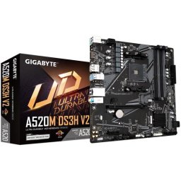 Placa de baza GIGABYTE A520M DS3H V2, AMD A520, Socket AM4, mATX