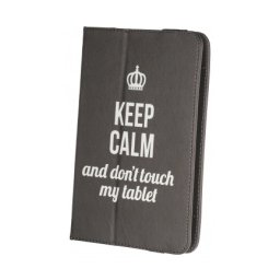 Husa OEM Book Cover Fancy 280272, 7-8", Negru
