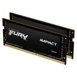 Memorie RAM SO-DIMM KINGSTON FURY Impact KF432S20IBK2/64, DDR4-3200MHz, 64GB, CL20