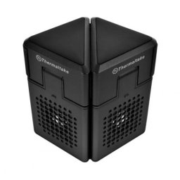 Cooler laptop THERMALTAKE Satellite 2in1 CL-N006-PL05BL-A, Cooler & Speaker, 17", negru