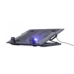 Cooler laptop Pad GEMBIRD NBS-1F17T-01, 17", Black