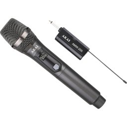 Microfon wireless AKAI AMW-200, Distanta 20-30m, Negru