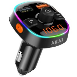 Modulator FM AKAI FMT-52BT, Bluetooth, 2 x USB