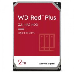 Hard Disk Western Digital Red Plus NAS WD20EFPX, 2TB, SATA3, 64MB, 3.5inch