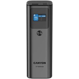 Powerbank Canyon 27.000 mAh PD140W QC 3.0 Dark Grey