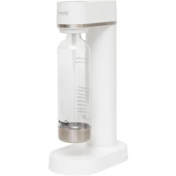 Aparat de sifon HOME HGSZG1000, Sticla 1l, Alb/Inox