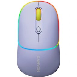 Mouse wireless și Bluetooth Canyon MW-22 Mountain Lavender