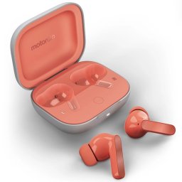Casti wireless MOTOROLA Moto Buds, Bluetooth, Coral Peach