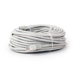 Cablu UTP cu mufe HCT Cat.6 25m gri – conexiune rapidă și sigură pentru rețele Ethernet