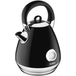Fierbator AMICA KF 4041, 1.7L, 2200W, Negru/Inox