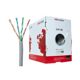 Cablu UTP Hikvision CAT5e Cupru Solid AWG24 DS-1LN5E-S – Performanță stabilă pentru rețele profesionale