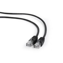 Cablu UTP Gembird Cat.5E 3m Negru PP12-3M/BK cu mufe RJ45