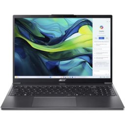 Laptop Acer Aspire Go 15 AG15-51P NX.J51EX.00A, Intel Core i5-1334U, 15.3inch, RAM 16GB, SSD 512GB, Intel Iris Xe Graphics, Fara sistem de operare, Steel Gray