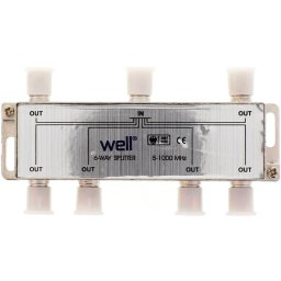 Splitter CATV 6 căi 1000 MHz Well