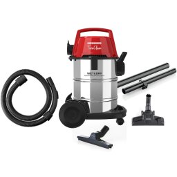 Aspirator multifunctional umed & uscat Heinner TwinClean HVC-MWD1400RD, 1400 W, 21 l capacitate, 6 l sac textil, functie suflare, filtru Hepa