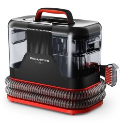 Aspirator Rowenta Clean It IN5012F0, cu spalare, cu filtrare prin apa, 1.5 litri, 400 W, aspirare umeda si uscata, functie de autocuratare, negru + rosu