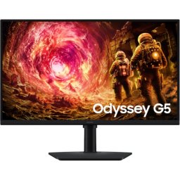 Monitor Gaming LED SAMSUNG Odyssey G5 G50F LS27FG502EUXEN, 27 inch QHD, 180 Hz, 1 ms, Black