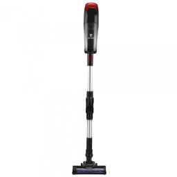 Aspirator vertical Samus Air Flex Eco Power, ciclonic, aspirare uscata, pentru uz casnic si auto, filtru Hepa, 0.7 litri, 135 W, negru