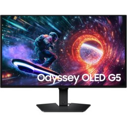 Monitor Gaming SAMSUNG Odyssey OLED G5 G50SF LS27FG500SUXEN, 27 inch QD-OLED, 180 Hz, 0.03 ms, Black