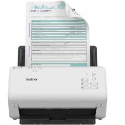 Scanner profesional Brother ADS4300NTF1, A4, duplex, USB 3.0, Wi-Fi