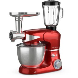 Robot de bucatarie TESLA KR600RA, Capacitate Bol 5l, 1000W, 6 viteze, Rosu