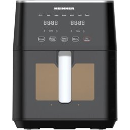 Friteuza cu aer cald Heinner cyclonefry cook HAF-M7BK1800 , 1500-1800w, capacitate 7l, display digital cu control touch, termostat reglabil 40-200 grade, Negru