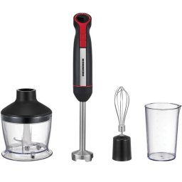 Heinner Mixer vertical HHB-DC1200BKRD, 1200W, 0.5 L / 0.6L, Negru/Argintiu