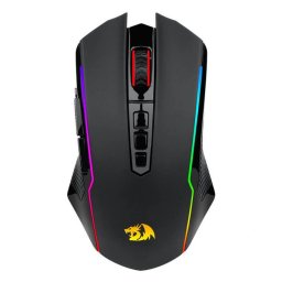 Mouse gaming wireless REDRAGON Nix M914-RGB, 5000 dpi, Optic, RGB, Black