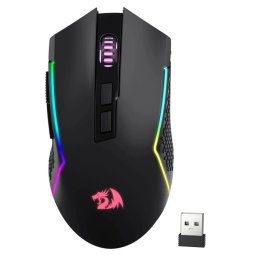 Mouse gaming wireless REDRAGON Trident M693, 8000 dpi, Optic, RGB, Black