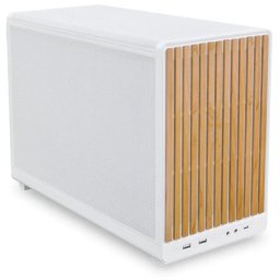 Carcasă Lian Li DAN Cases, A3-mATX-WD, Micro-ATX/Mini-ITX, White (Wood Edition)