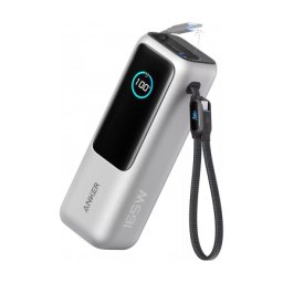 PowerBank ANKER A1695H41, 25000mAh, 165W, 1 x USB-A - 3 x USB-C, Silver