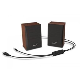 Boxe Genius 2.0, Bluetooth, Rms: 3W (2 X 1.5W), Usb Power, Wood