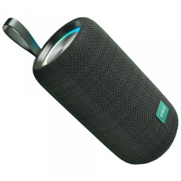 Boxa portabila activa Samus Vibe Box, 10 W, Bluetooth, USB, slot card microSD / TF, radio FM, lumina RGB, functie True Wireless Sound, negru