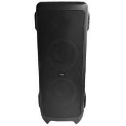 Boxa portabila activa Samus Prime Sound 370, 280 W, Bluetooth, USB, Aux in, radio FM, functie Extra Bass, afisaj electronic LED, negru, microfon, telecomanda