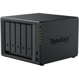 NAS Synology DS1525+, 5 Bay, AMD Ryzen Quad-Core V1500B, 8GB DDR4, M.2 NVMe, 2x 2.5GbE, 2x USB 3.2 Gen 1, 2x USB-C