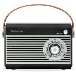 Radio Retro ElectroMures EM 1007 FM 87.5-108 MHz Bluetooth Baterie Reincarcabila 1500mAh Autonomie 6 Ore 5W Negru