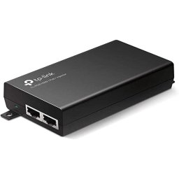 Injector PoE TP-LINK TL-POE160S, Gigabit, 30W, Plug and Play, Black