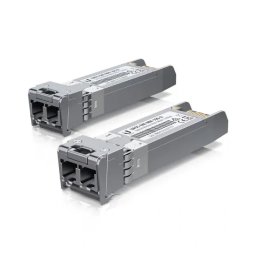 Module SFP+ Ubiquiti UFiber, multi-mode, conector LC, TX:850nm, RX:850nm, 300m, 10Gbps - UACC-OM-MM-10G-D-2