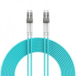 Patch Cord Fibra Optica Gembird CFO-MDOM4-LC/LC-0.5M, Multi-Mode, Duplex LC/UPC - Duplex LC/UPC, 0.5 m