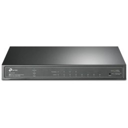Switch TP-LINK TL-SG2008P, Smart Managed JetStream, 1Gbps, 62W PoE+, Black