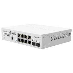 Switch MIKROTIK CSS610-8G-2S+IN, Smart Managed Cloud Router Switch, 1Gbps/10Gbps, White
