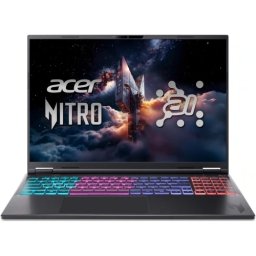 Laptop Acer Nitro 16S AI AN16S-61-R1MY NH.QXJEX.006, AMD Ryzen AI 7 350, 16 inch, RAM 16GB, SSD 1TB, nVidia GeForce RTX 5060 8GB, Fara sistem de operare, Obsidian Black