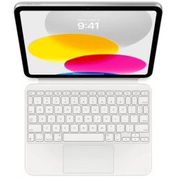 Tastatura APPLE Magic Keyboard Folio pentru iPad 11, iPad 10 Inch, Layout Ro, White