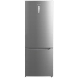 Combina frigorifica HEINNER HCNF-M435INVHXE++, 435 L, Clasa E, No Frost, Inverter, Control electronic, Iluminare LED, 180 cm, Inox